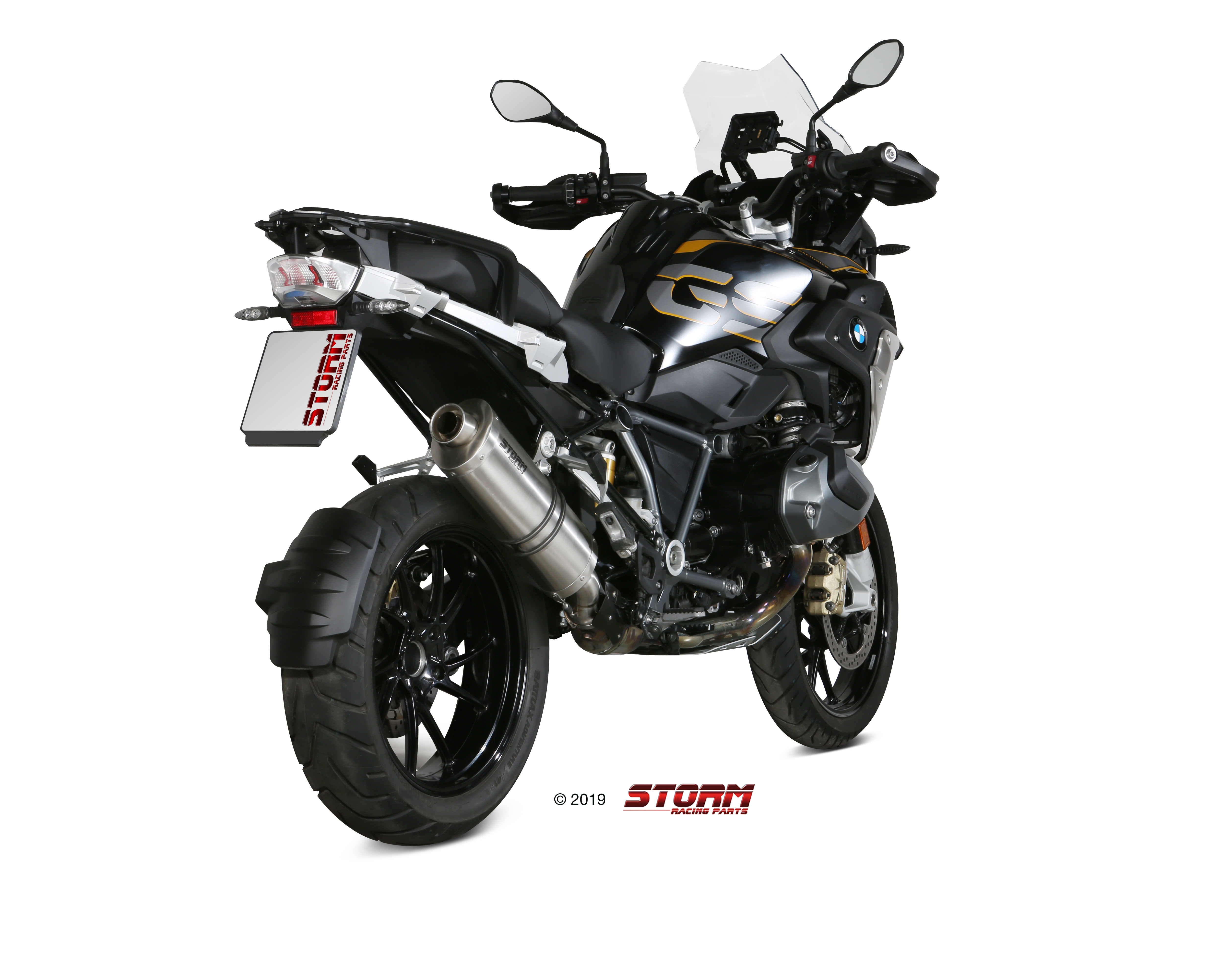 Scarico BMW R 1250 GS / ADVENTURE Storm Oval Inox B.034.LX2 