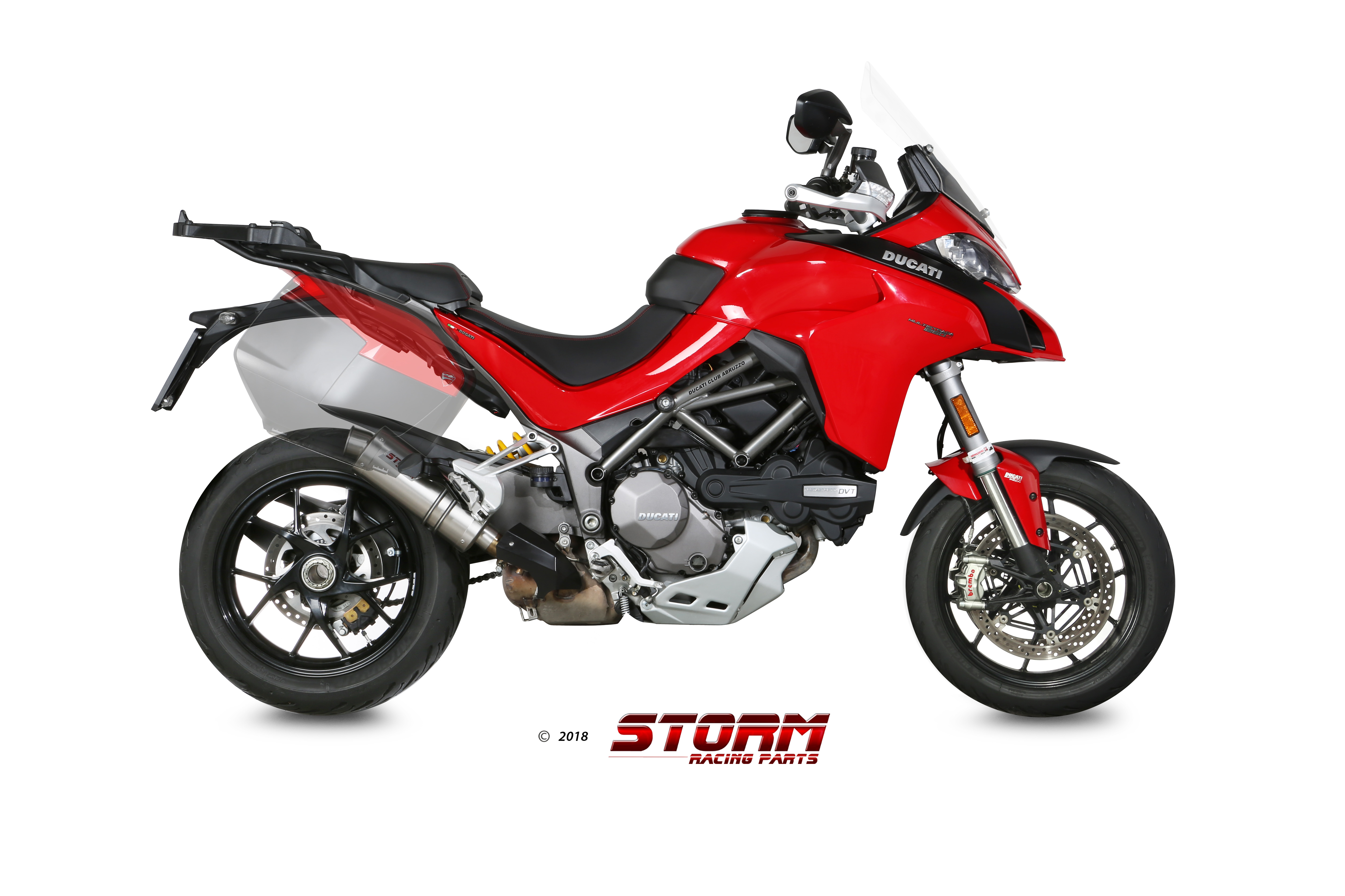 Scarico DUCATI MULTISTRADA 1260 Storm Oval Inox D.034.LX1