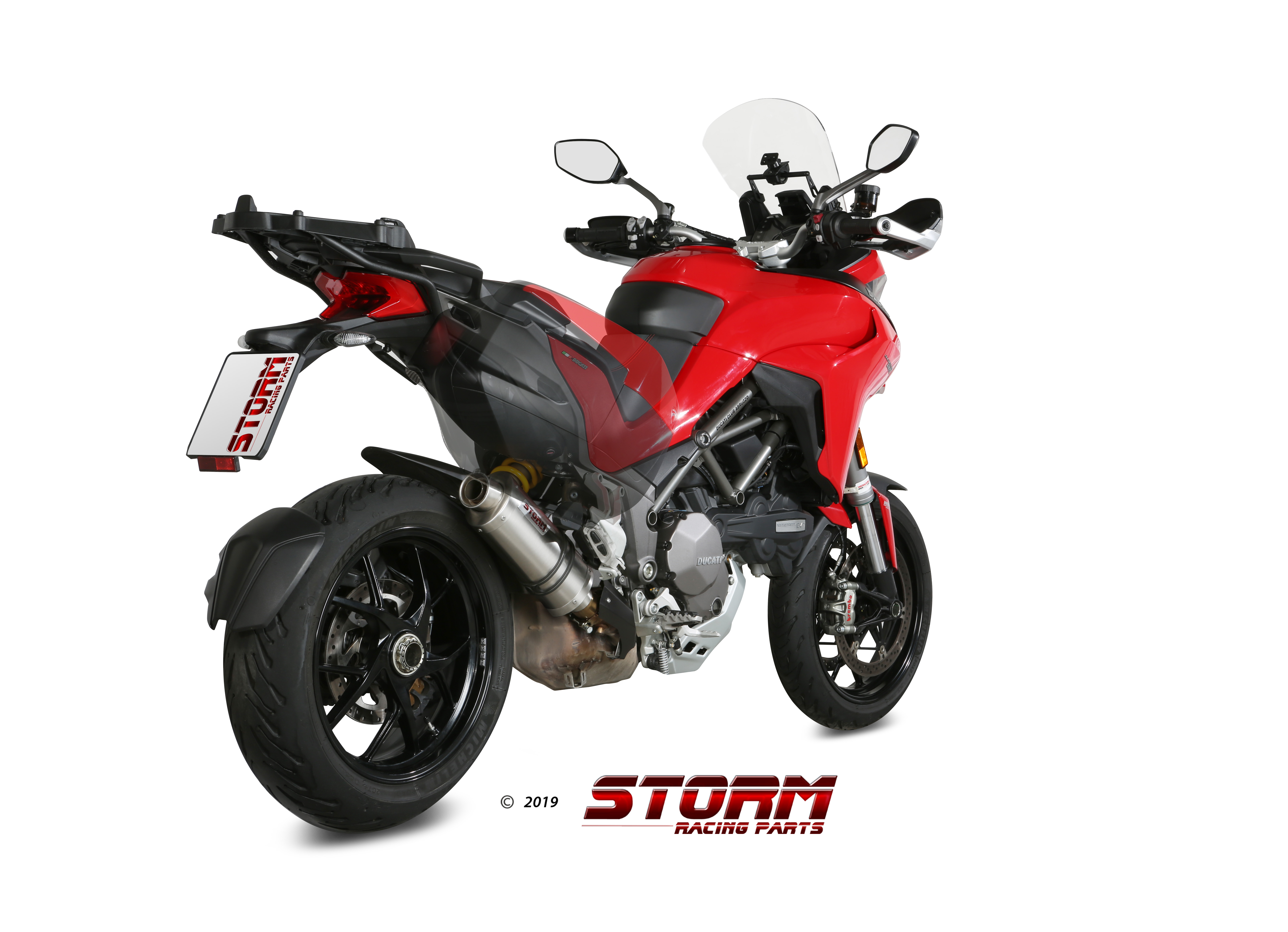 Scarico DUCATI MULTISTRADA 1260 Storm Oval Inox D.034.LX1