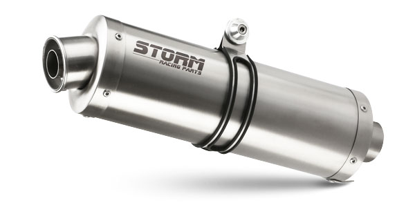 Storm Oval Stainless Steel exhaust