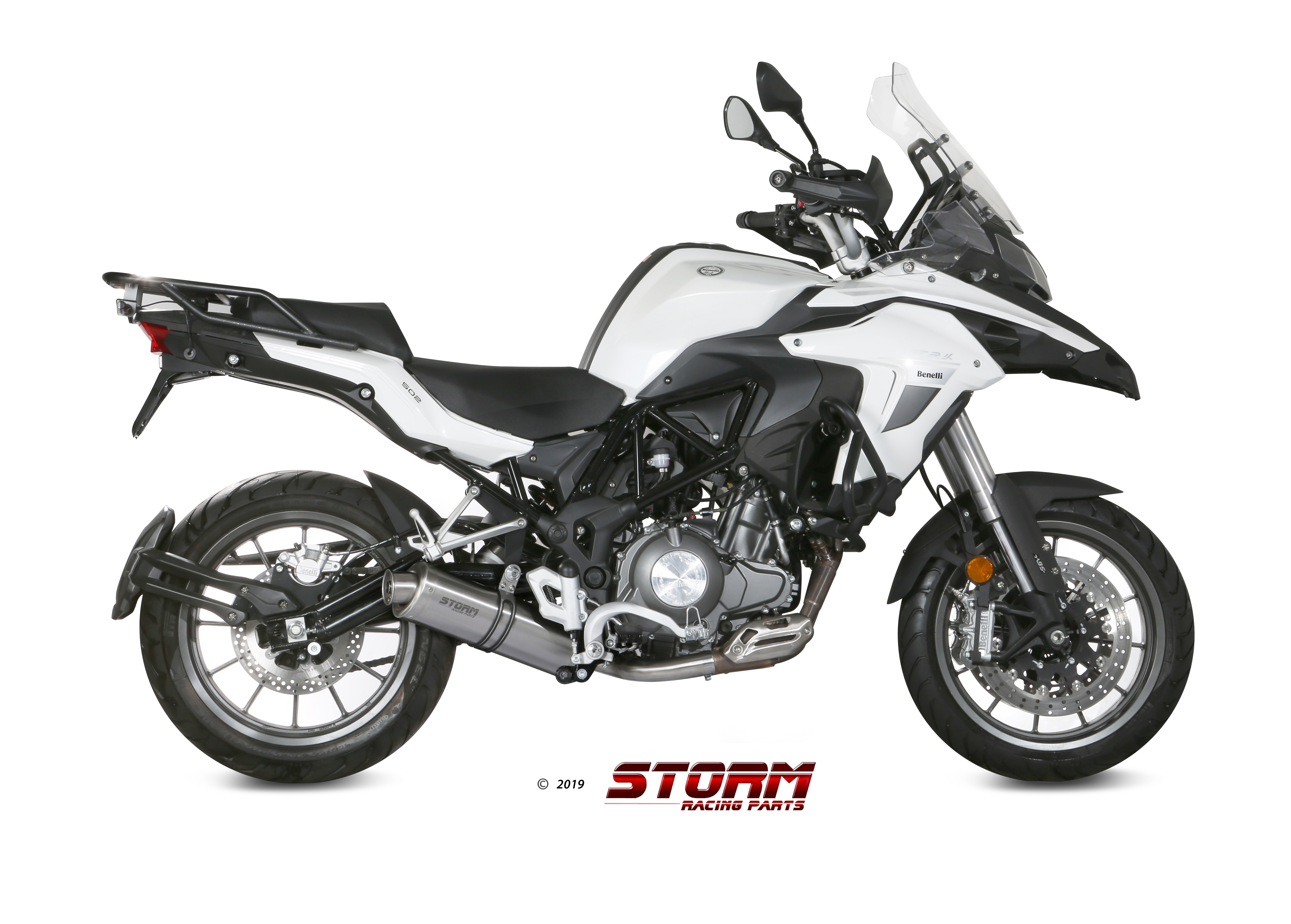 Scarico BENELLI TRK 502 Storm Oval Inox E.003.LX1