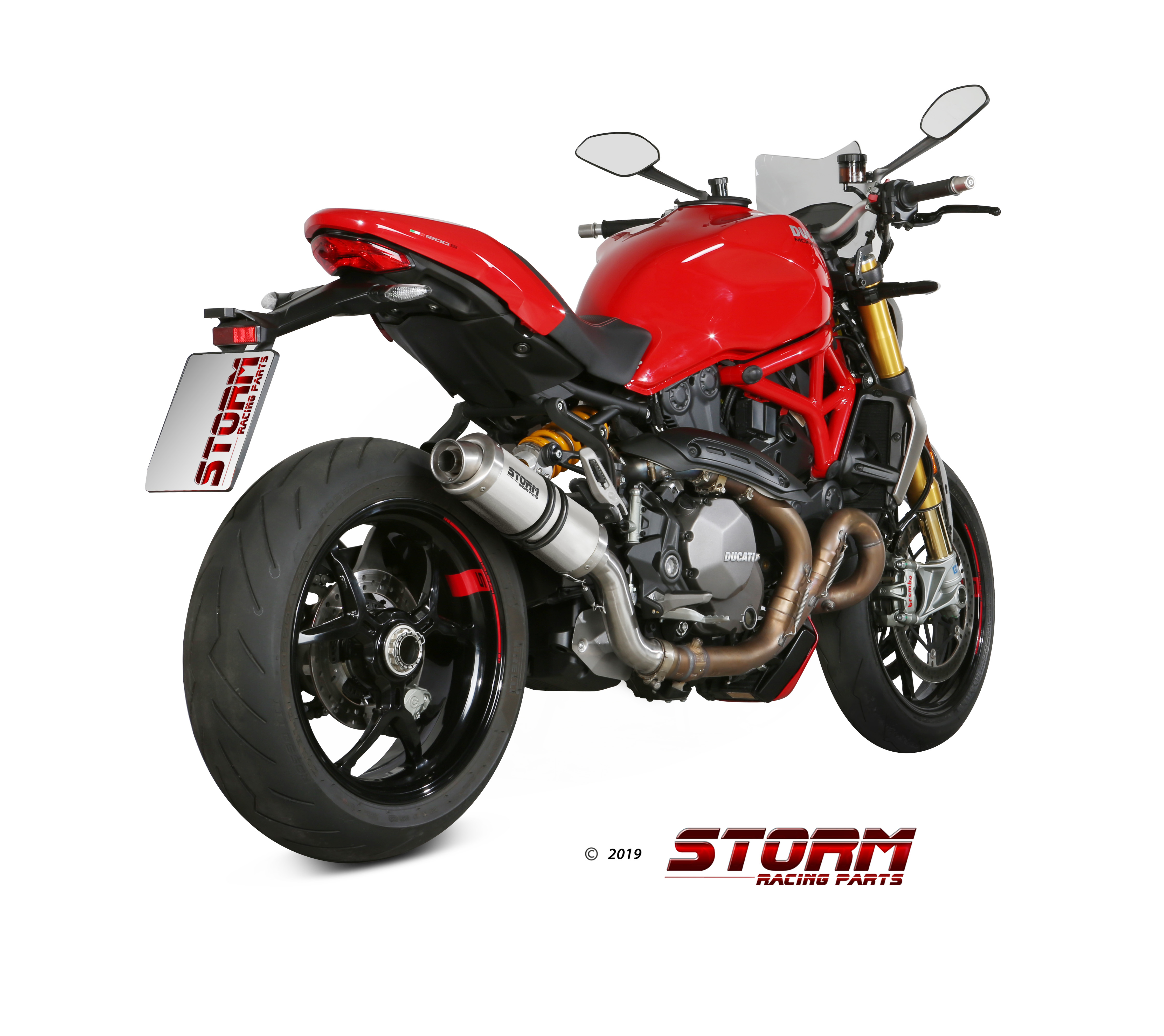 Scarico DUCATI MONSTER 1200 Storm Gp Inox D.041.LXS