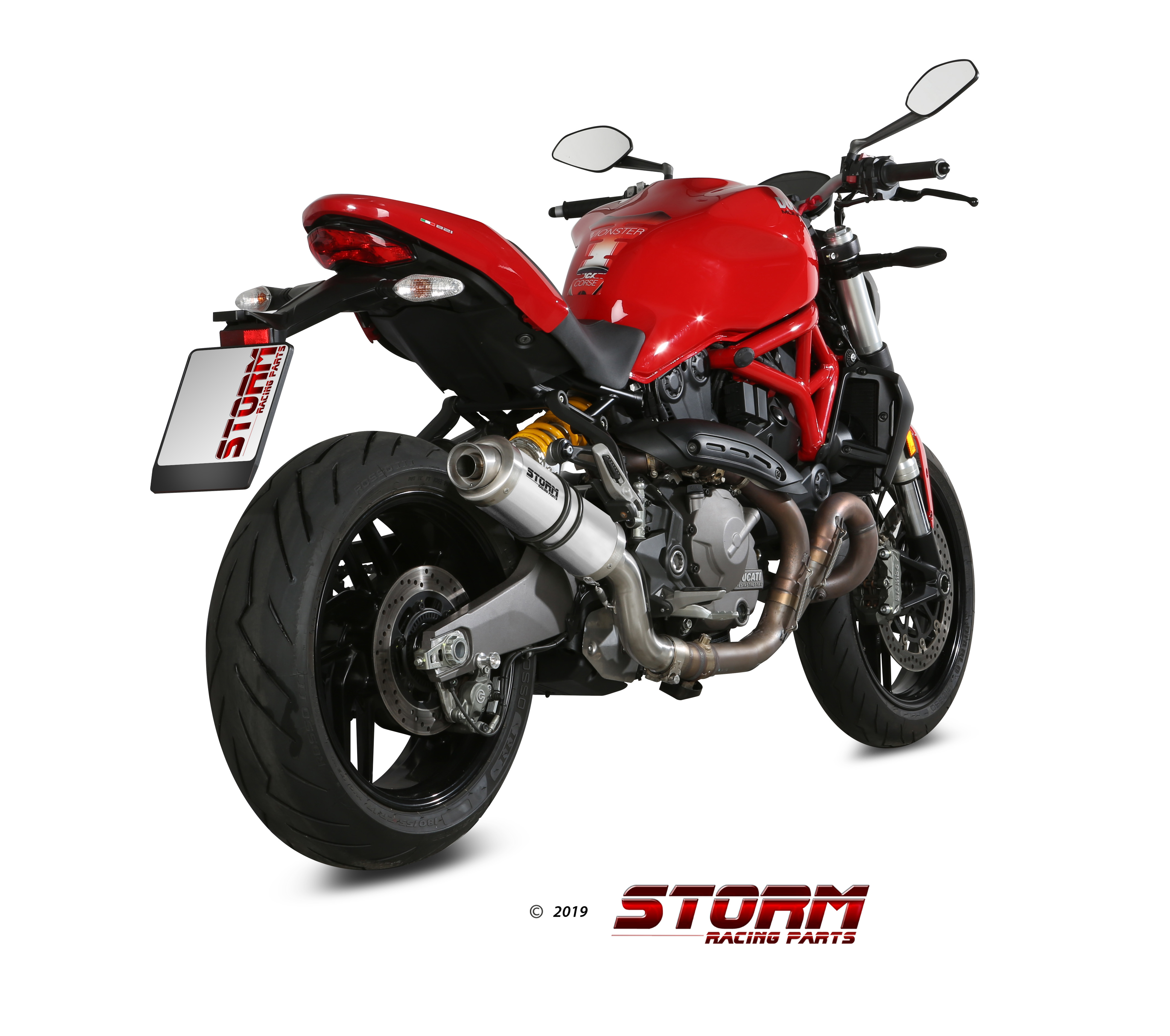 Scarico DUCATI MONSTER 821 Storm Gp Inox D.041.LXS