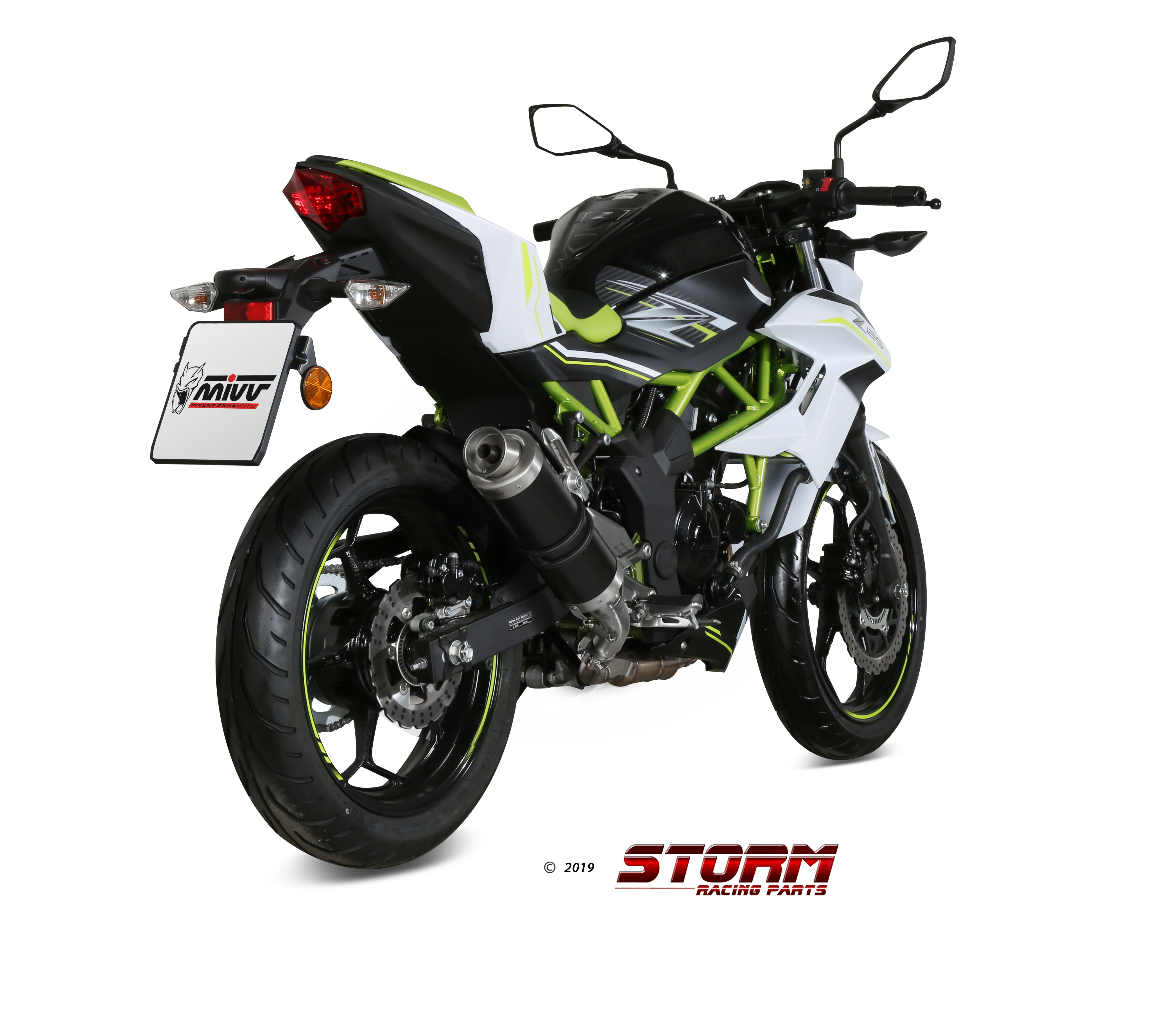 Scarico KAWASAKI Z 125 Storm Gp Inox Nero K.048.LXSB