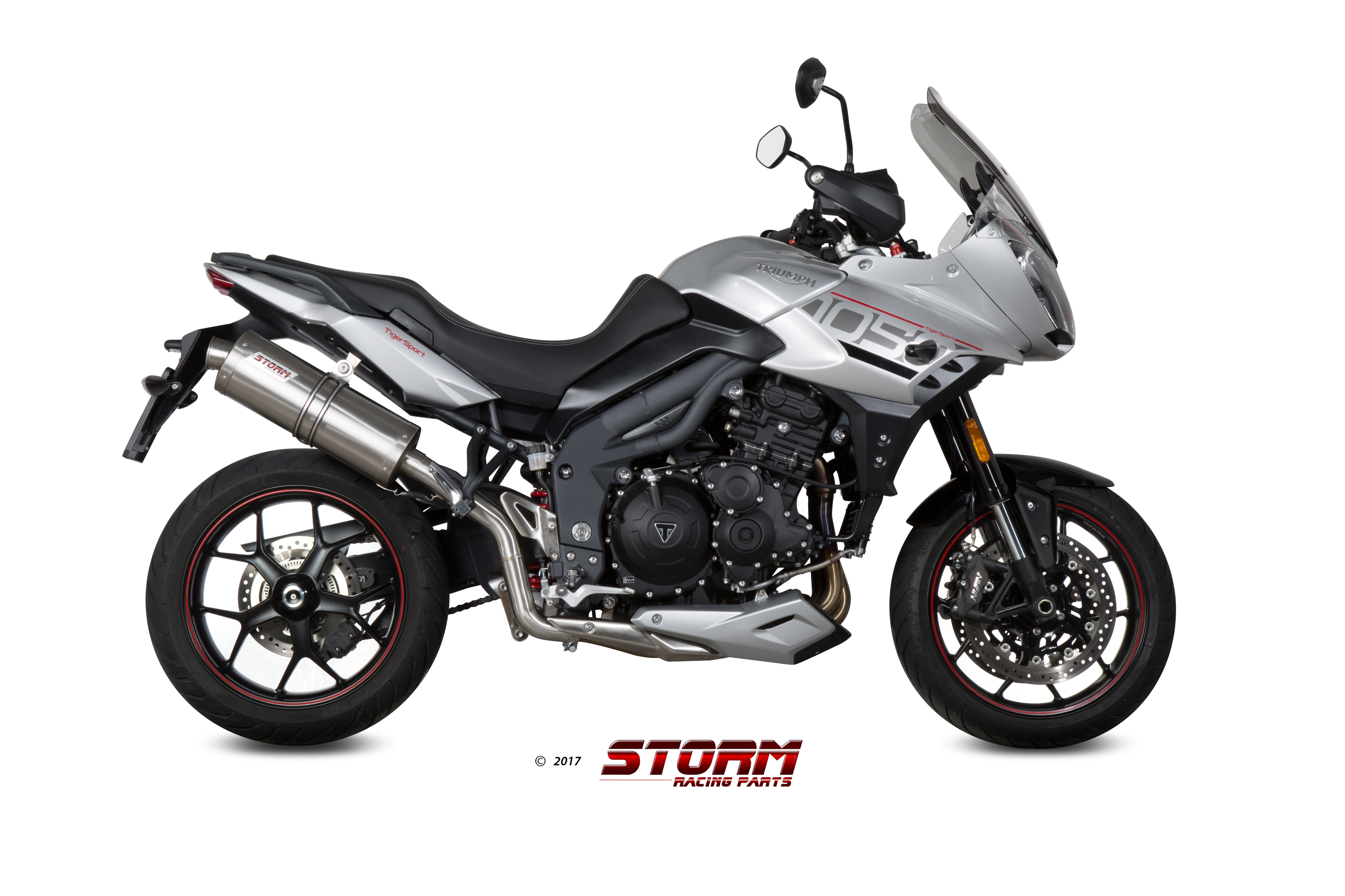 Scarico TRIUMPH TIGER 1050 SPORT Storm Oval Inox T.017.LX2