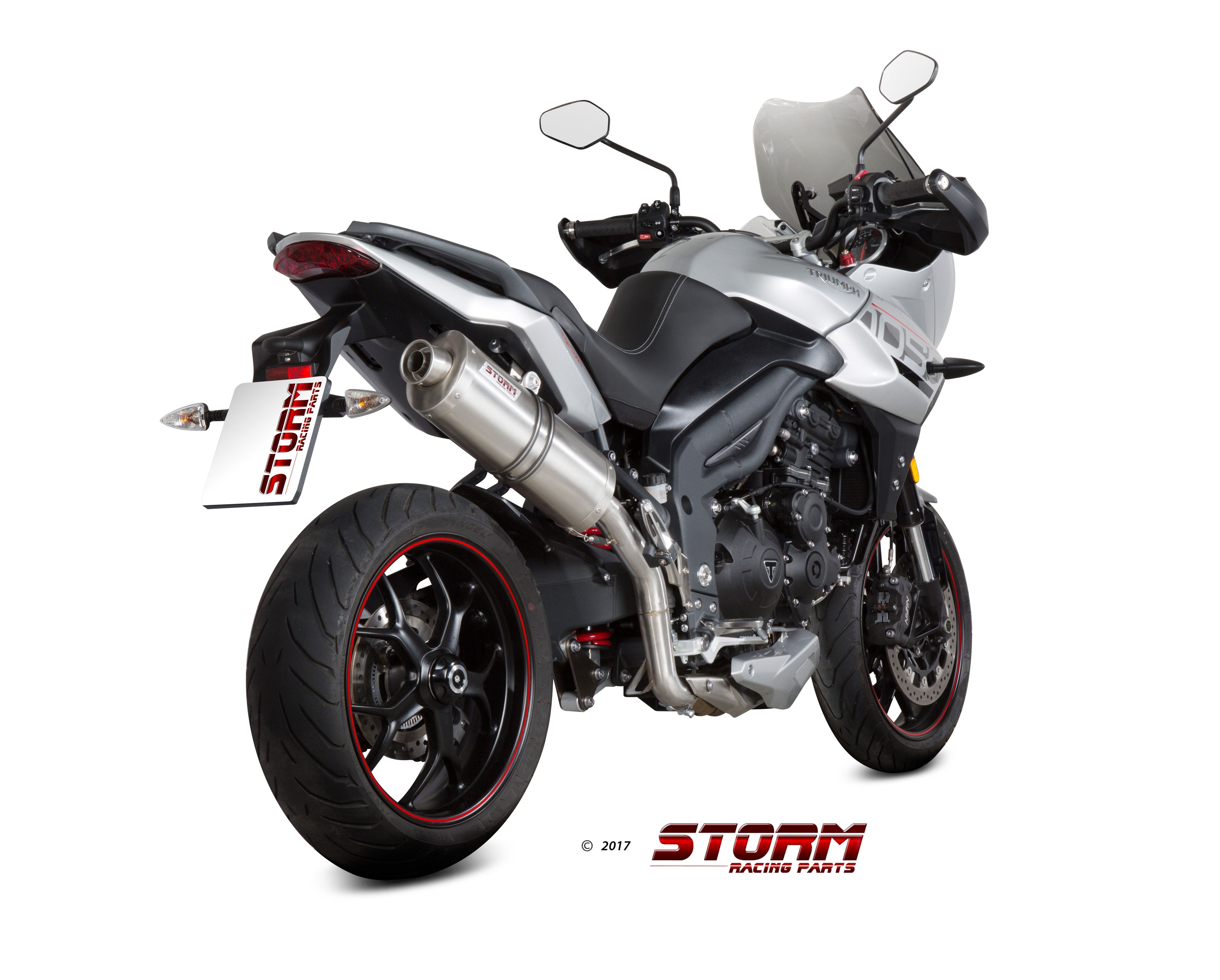 Scarico TRIUMPH TIGER 1050 SPORT Storm Oval Inox T.017.LX2