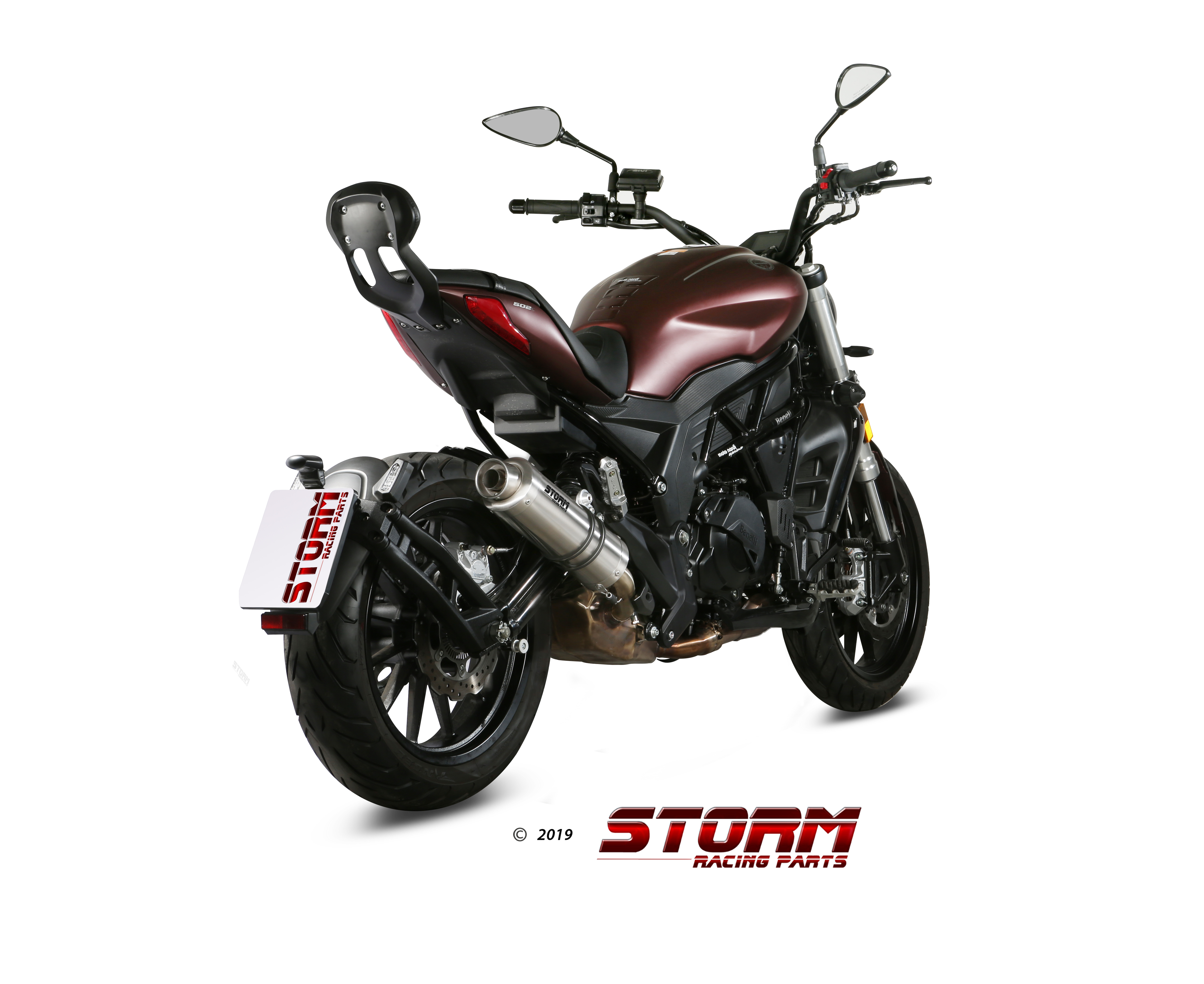 BENELLI 502C Exhaust Storm Gp Stainless steel E.005.LXS