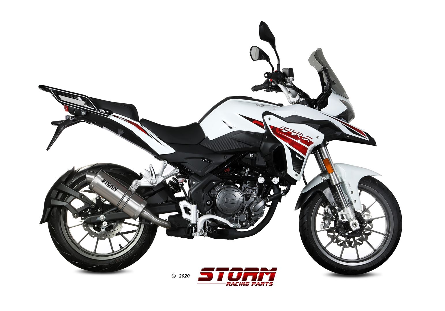 Scarico BENELLI TRK 251 Storm Oval Inox E.006.LX1