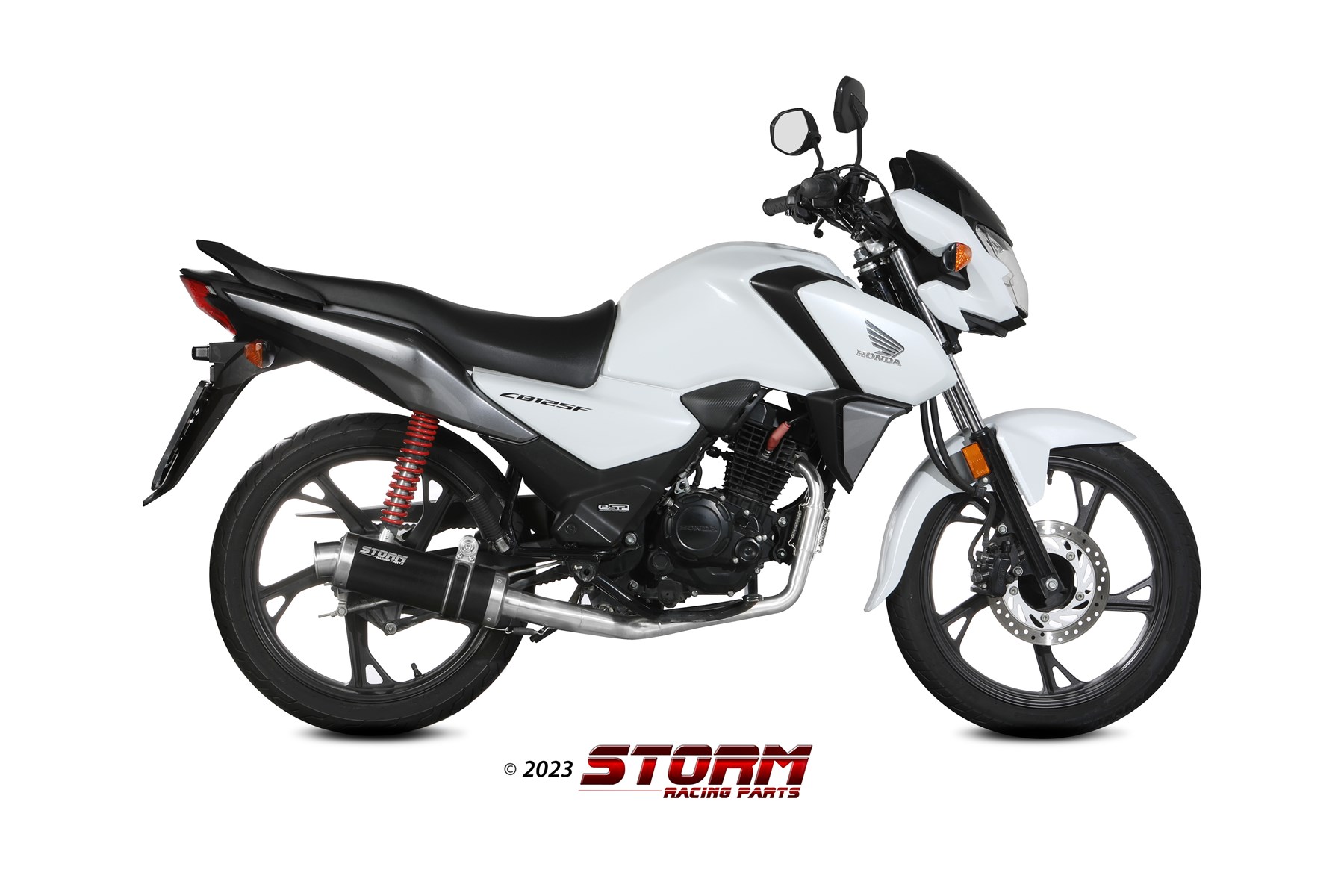 Scarico Honda CB 125 F Storm Gp Inox negro H.088.LXSB 