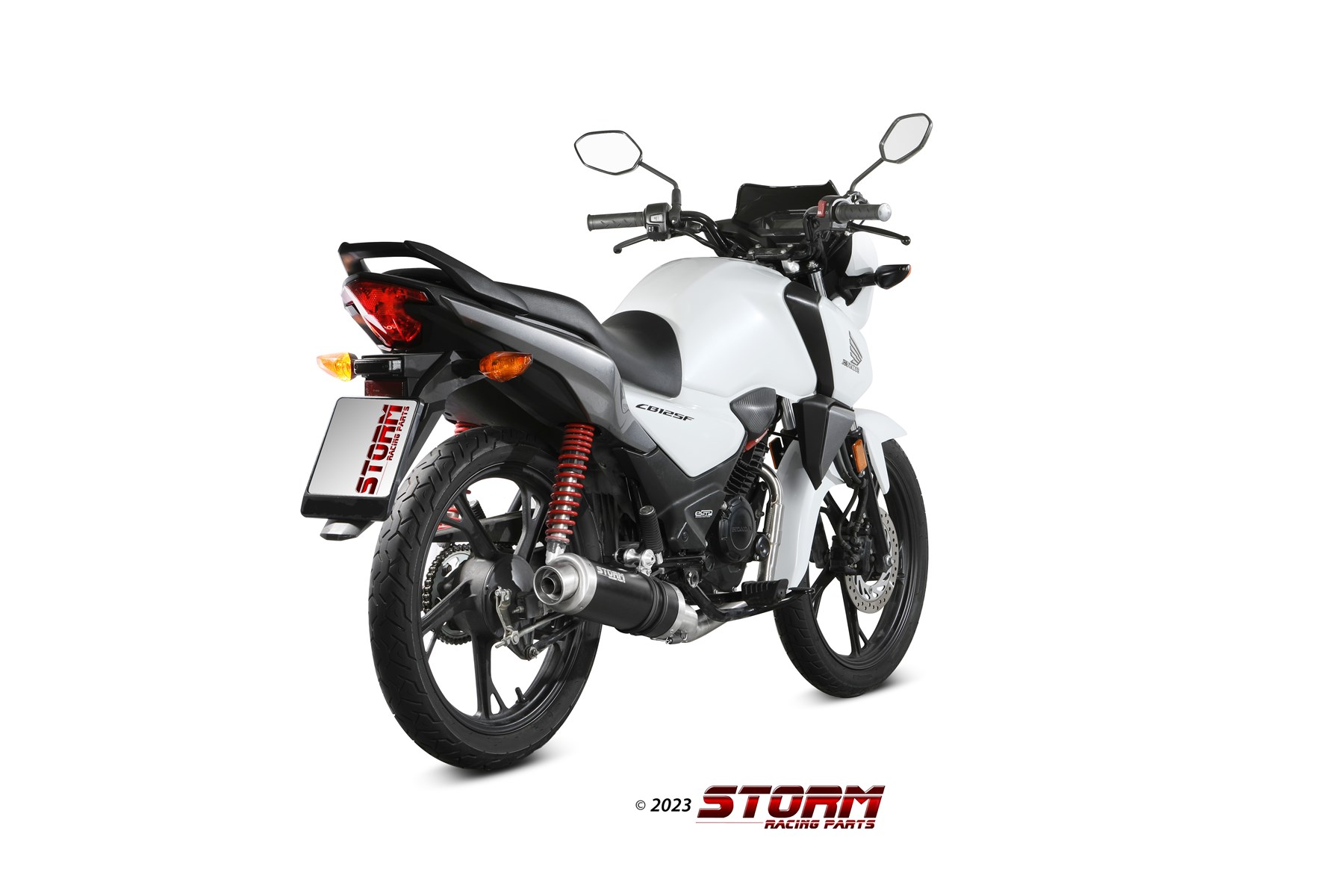 Scarico Honda CB 125 F Storm Gp Inox negro H.088.LXSB 